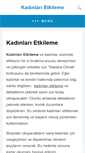 Mobile Screenshot of kadinlarietkileme.net
